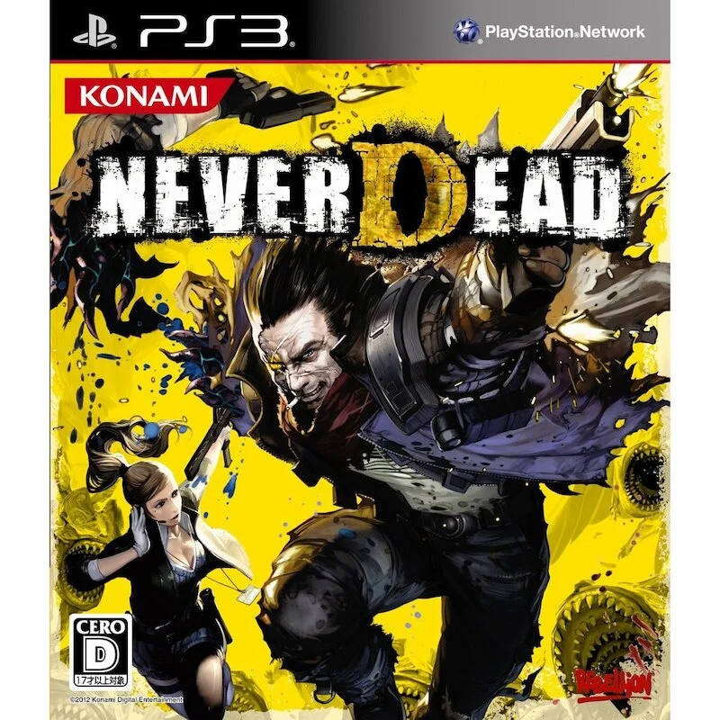 PS3　不死英雄 (NeverDead ネバーデッド)　純日版 二手品