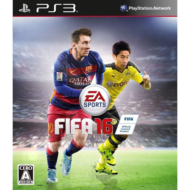 PS3　國際足盟大賽 16 (FIFA 16 國際足球大賽)　純日版 二手品