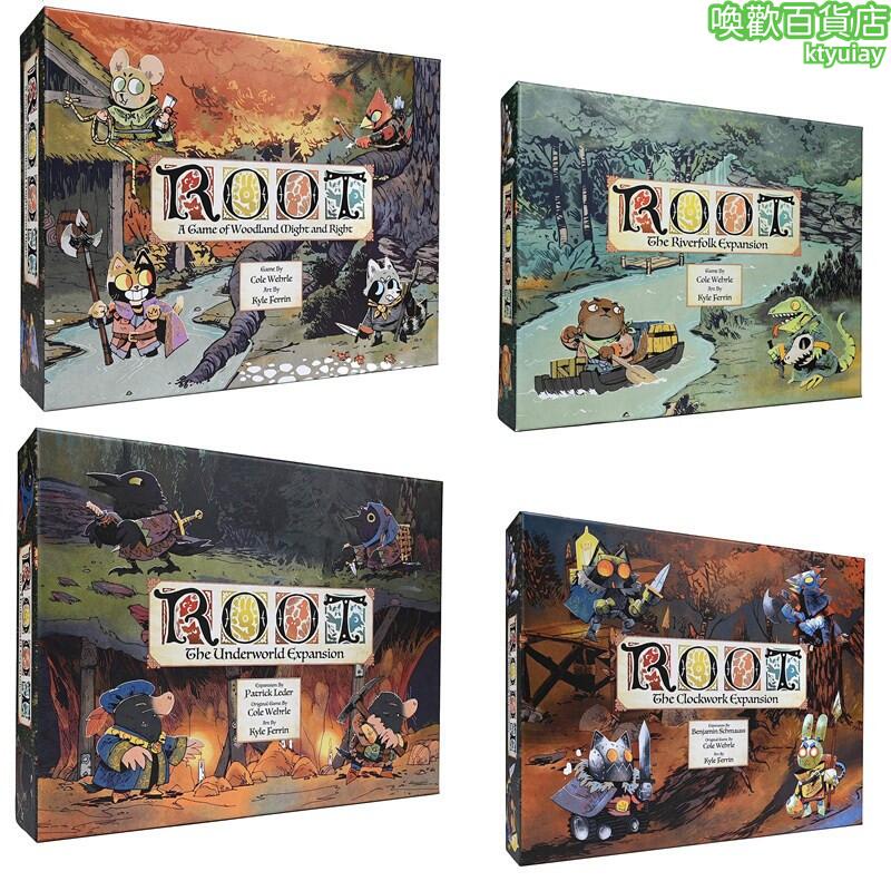 Leder Games Root: The Riverfolk Expansion 基礎加拓展桌遊卡牌