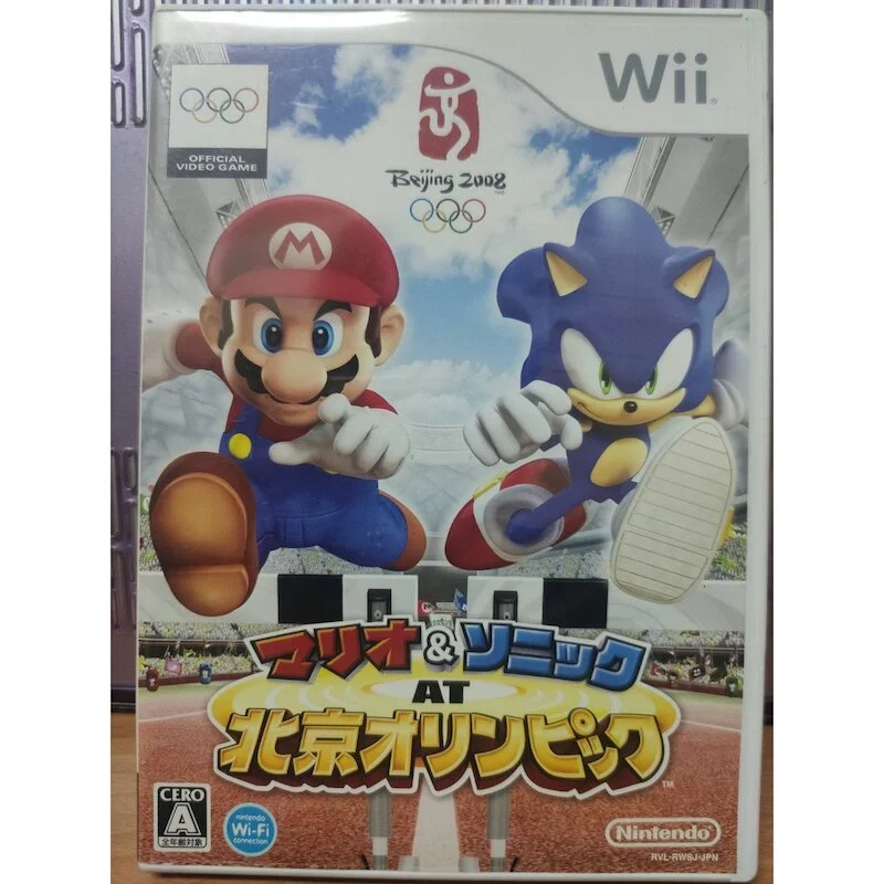 日本帶回 Wii 遊戲片 瑪利歐＆索尼克 溫哥華奧運 北京奧運 Mario Sonic 音速小子 瑪莉歐 馬力歐