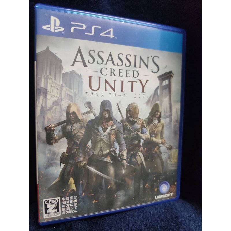 ps4遊戲片 刺客教條 大革命  日版 英文版 二手 Assassin's Creed Unity