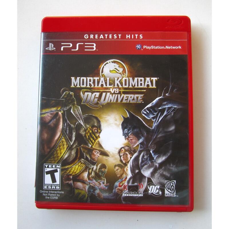 PS3 真人快打 vs DC 漫畫英雄 英文版 Mortal Kombat vs. DC Universe