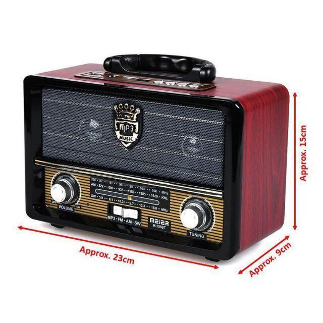收音機經典風格, 復古, 復古, 古董品牌 MEIER M-111BT M-
