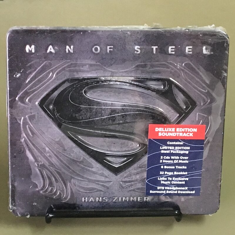 Hans Zimmer - Man of Steel《 超人：鋼鐵英雄》進口雙碟鐵盒版 全新美版