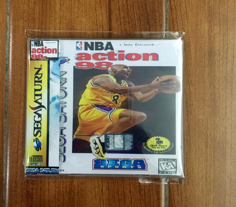 【現貨免運】土星SS 盒裝彩盤附邊紙 NBA action 98 英文版