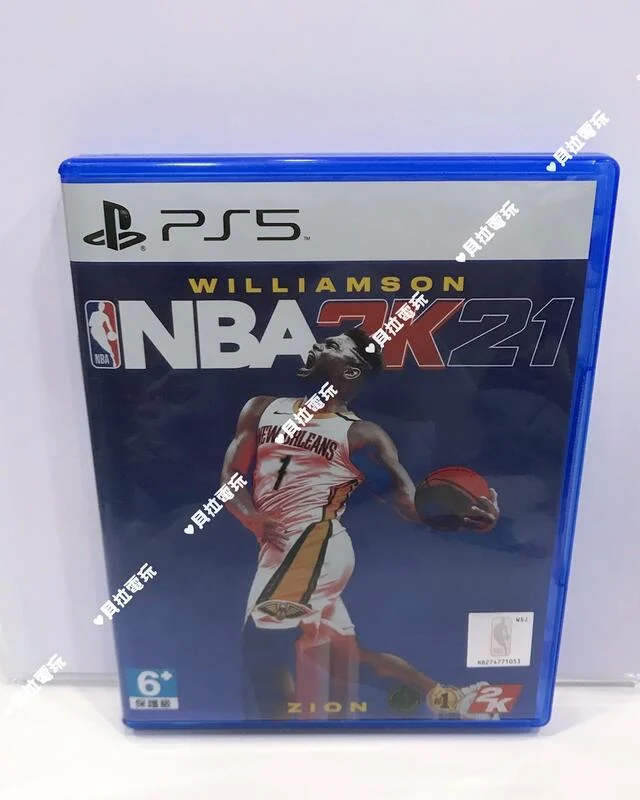 【貝拉電玩】PS5 NBA 2K21 中文版 中古遊戲 二手片