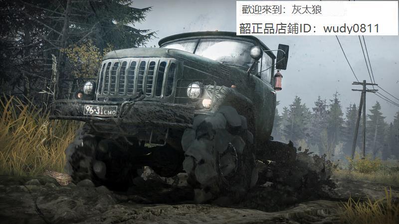 PC中文正版Steam 旋轉輪胎 泥濘奔馳 Spintires MudRunner 國區