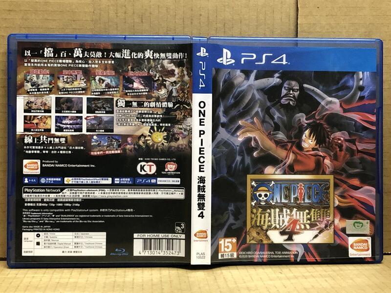 PS4 航海王 海賊無雙 4 (中文版) 二手