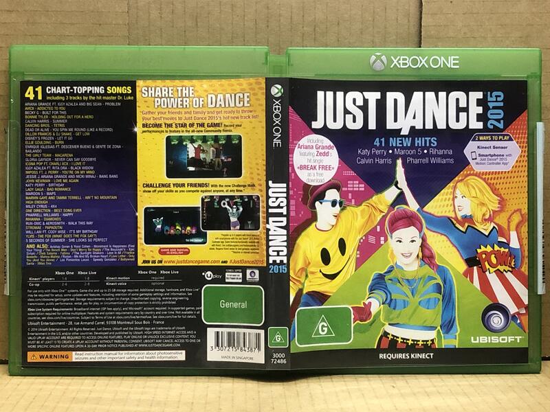 Xbox One Just Dance 舞力全開 2015 (英文版) 二手